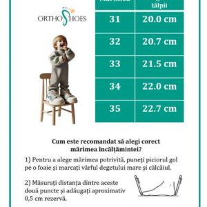 Mocasini Anatomici Băieți, Piele naturală