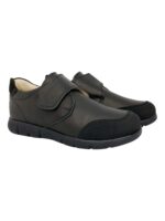 Pantofi Ortopedici Băieți, Negru, Protecție Cauciuc Pantofi Ortopedici Băieți, Negru, Protecție Cauciuc