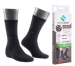 Sosete lungi, fir de argint 22%, Negru