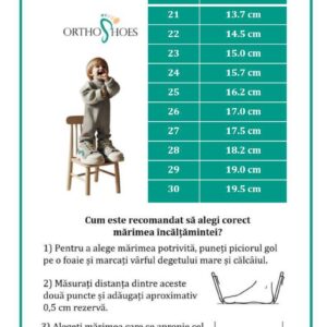 Pantofi ortopedici cu perforație ALB