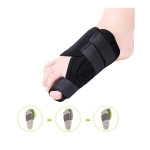 Orteză Hallux Valgus de Noapte pentru Piciorul Drept – Atelă cu Șină de Corecție