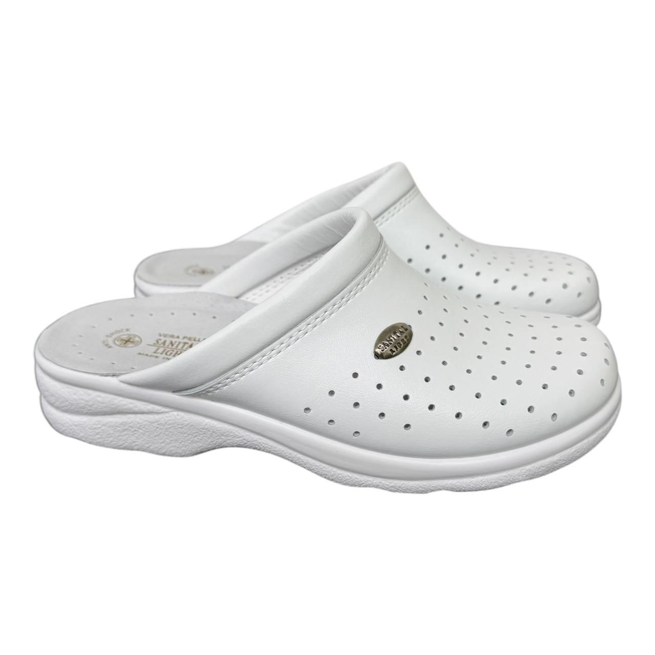 Saboți Sanitari Sanital Light 1750, Piele Naturală, Talpă Flexibilă Saboți Sanitari Sanital Light 1750, Piele Naturală, Talpă Flexibilă